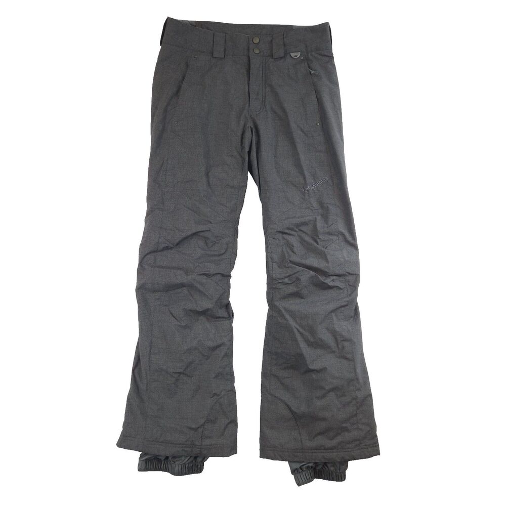 Columbia Womens Snow Pants Gray XS Inuslated Omni Heat Skiing Outdoors Snowboard